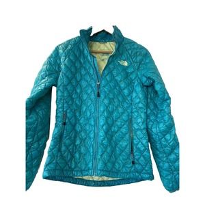 NEW The North Face ThermoBall‎ Eco Jacket Women’s Jacket Blue Green Yellow Small